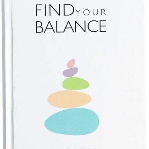 The Journal Lab | Find Your Balance Undated Daily Planner | 4-Month Productivity & Wellness Planner Journal | 300 Pages | Habit Tracker, Mood Tracker & Gratitude Journal (White)